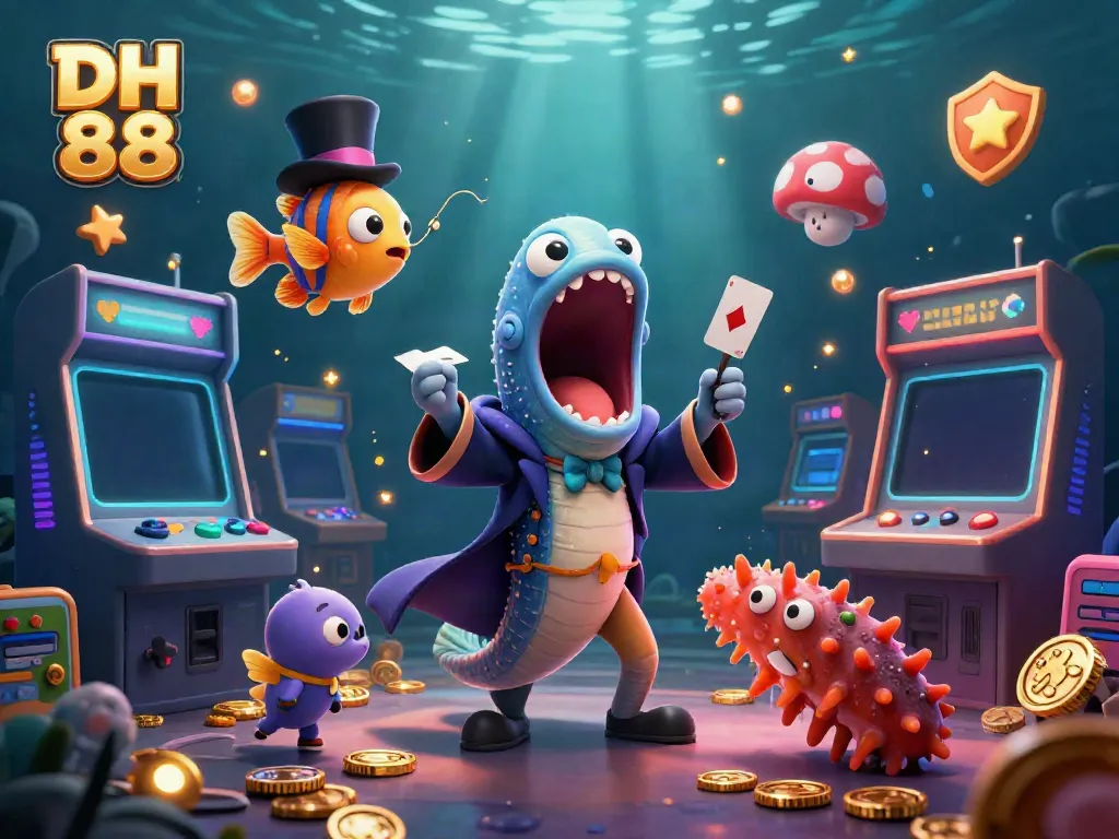 Engage in thrilling magic with DH 88's vibrant casino experience featuring dazzling tricks and gaming elements.