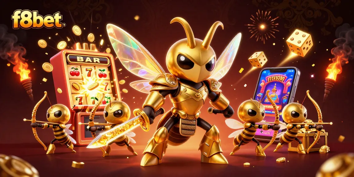 Experience the exhilarating f8bet casino adventure with exciting slot graphics and vibrant characters.