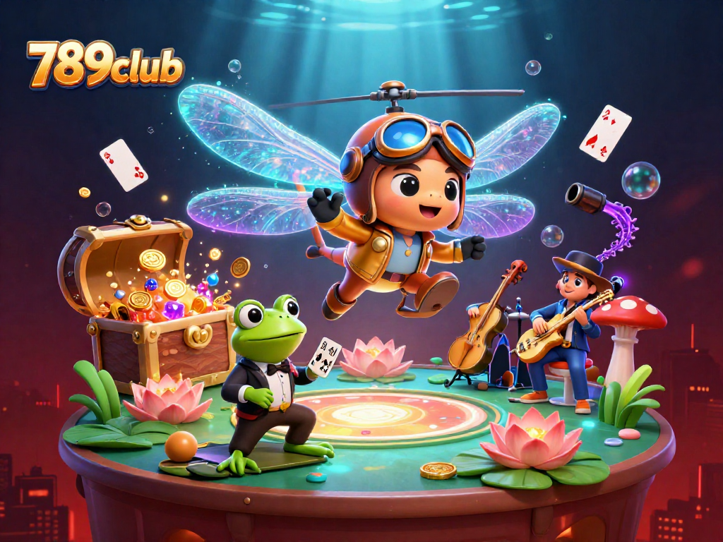 Experience fun with 789club, where a dragonfly casino pilot oversees card games and fun!