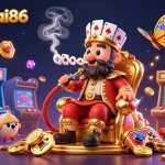 Engage with keonhacai86 through vibrant gaming elements in a dynamic casino scene.