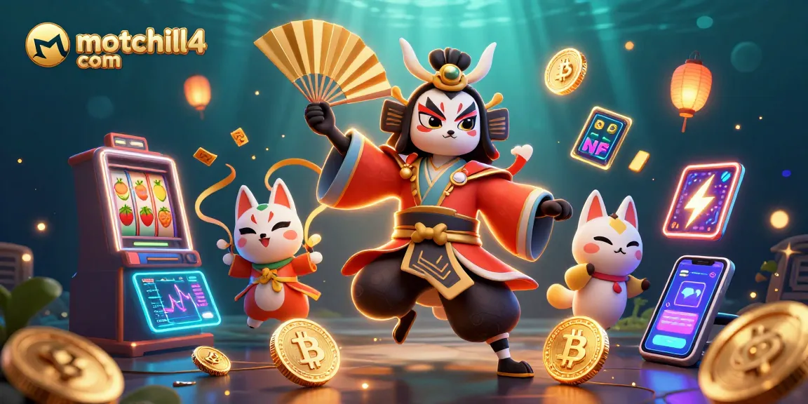 Engage with thrilling casino action at motchill4 com featuring vibrant 3D characters and slot machines.