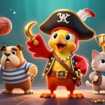 Bet on Go 88 slot machines with exciting pirate characters and sports elements in action.
