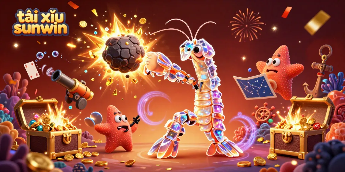 Engage in exciting gameplay with tài xỉu sunwin, as vibrant treasures and characters abound in this dynamic casino scene.