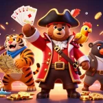 Experience the thrill of jackpots with rr99 link featuring a pirate bear and treasure elements.