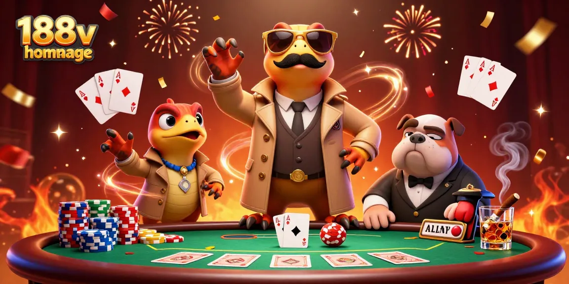 Experience the excitement on the 188v homepage with raptors in disguise entering a VIP casino
