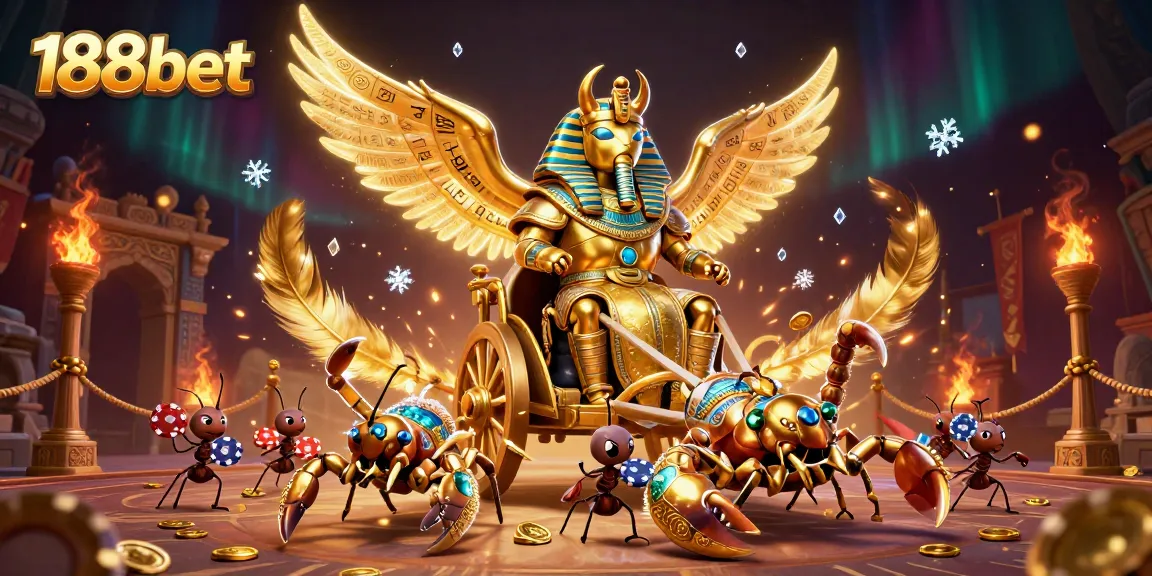 Experience exhilarating gameplay at 188bet with a vibrant 3D casino scene featuring iconic gambling elements.
