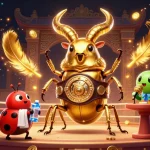 Experience thrilling action at 98win with this dynamic 3D digital casino illustration