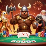 Bet on sunwin with our Viking bear, Valkyrie eagle, and poker action in 3D illustration.