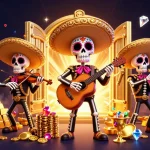 Engage with HM88's thrilling gaming experience featuring a vibrant mariachi band amidst gold treasures.