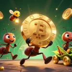 Engage with the digital lifestyle blog featuring ants heisting a golden poker chip in a vibrant casino scene.