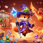 Experience vibrant gaming adventures with Uk88's mystical themed illustration of engaging characters and slots!